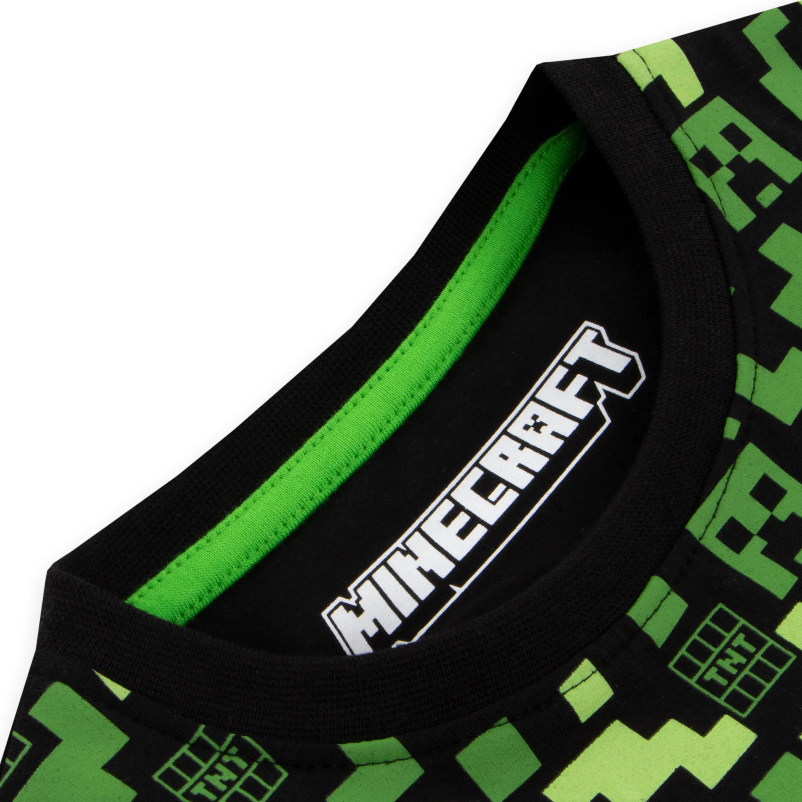 Minecraft Creeper Top and Shorts