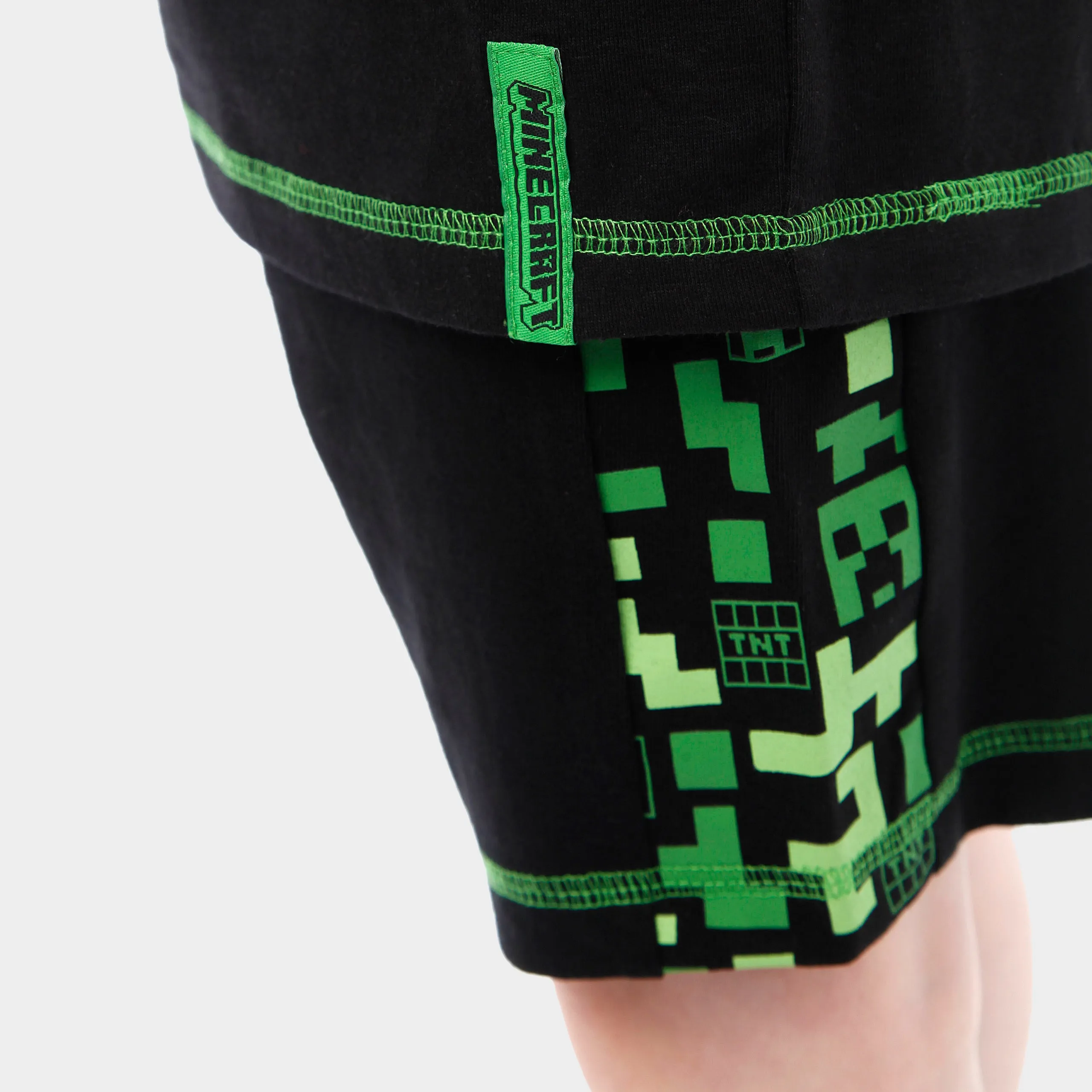 Minecraft Creeper Top and Shorts