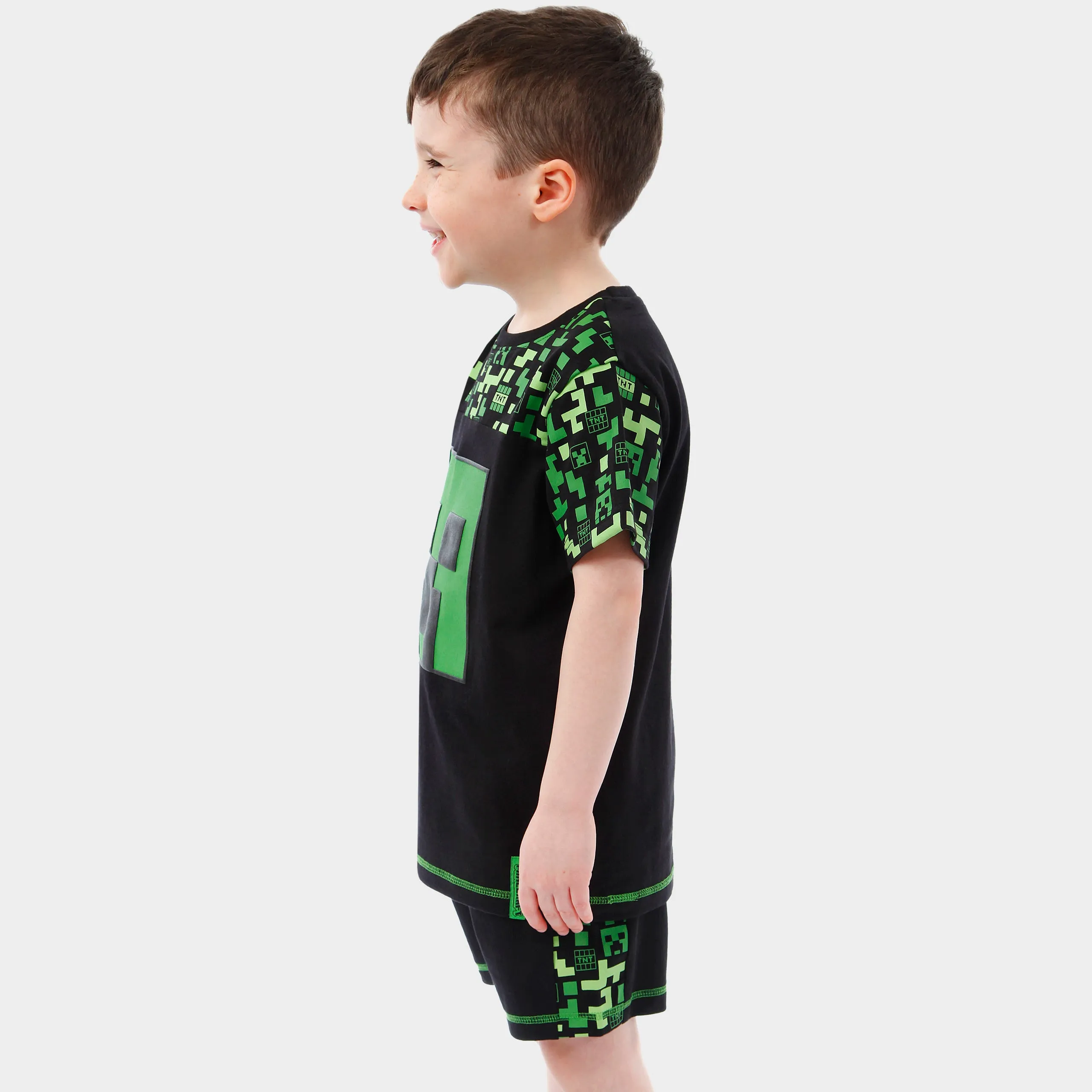 Minecraft Creeper Top and Shorts