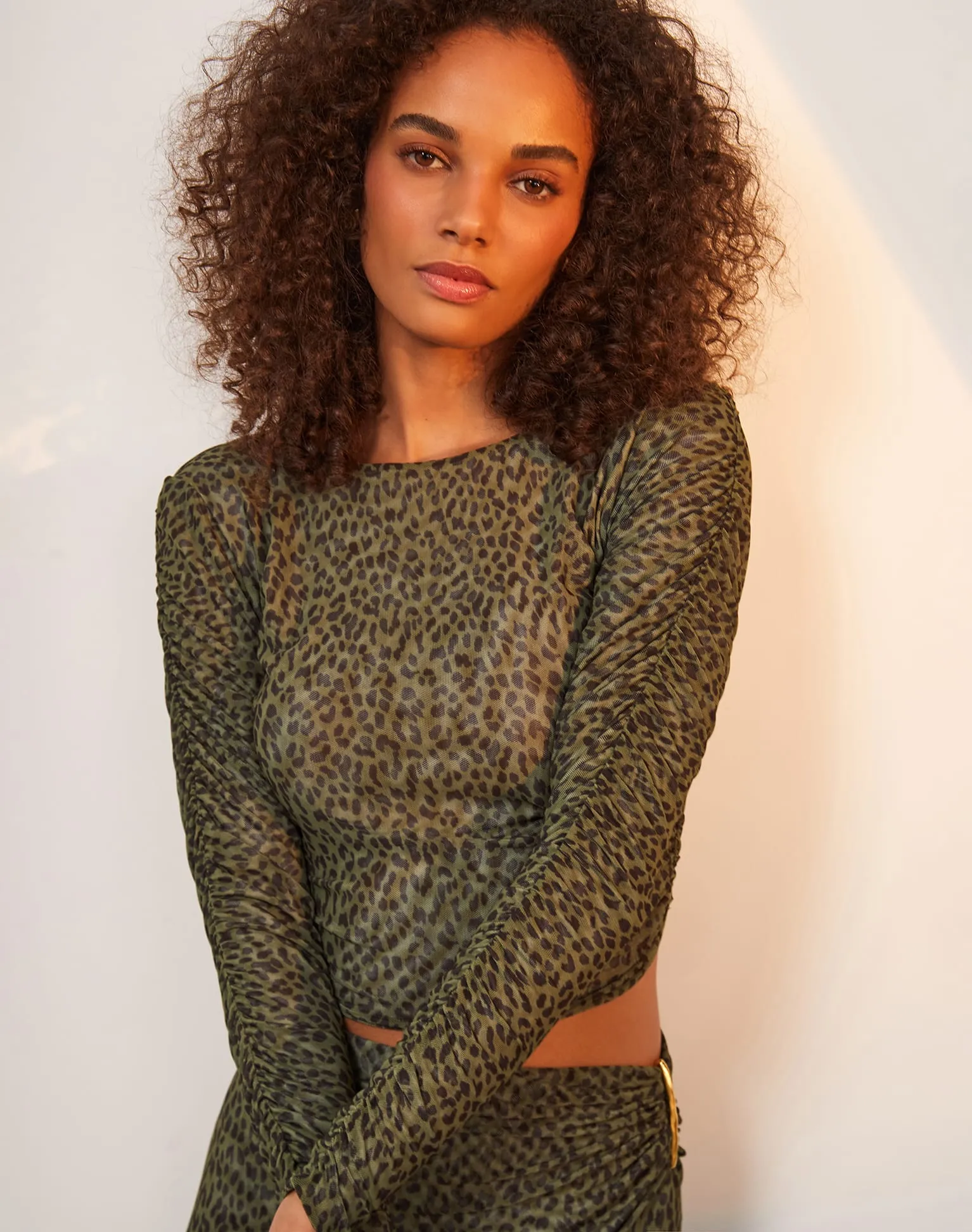 Mira Long Sleeve Top - Rosewood