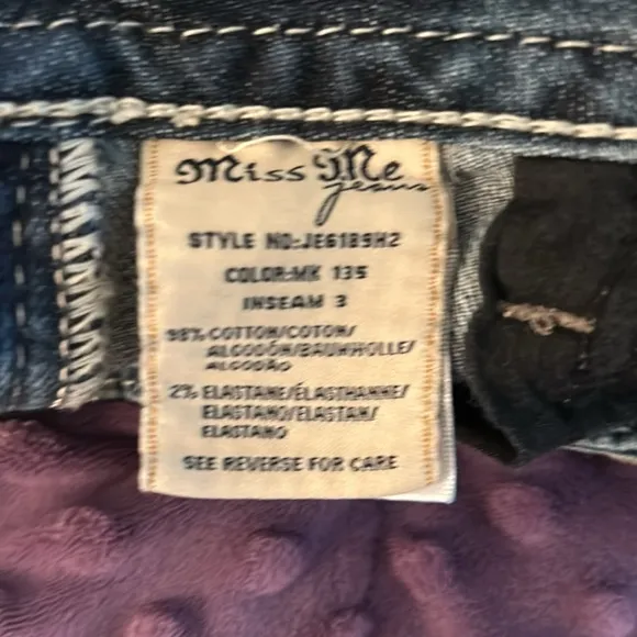 Miss me, jeans shorts
