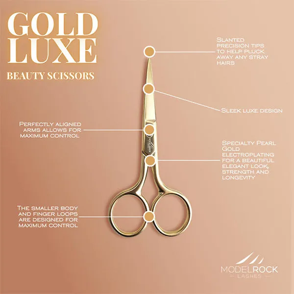 Modelrock Gold Luxe - Beauty Scissors