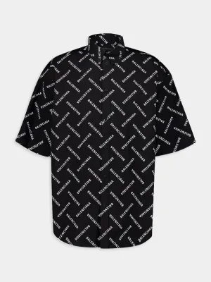 Monogram Print Shirt