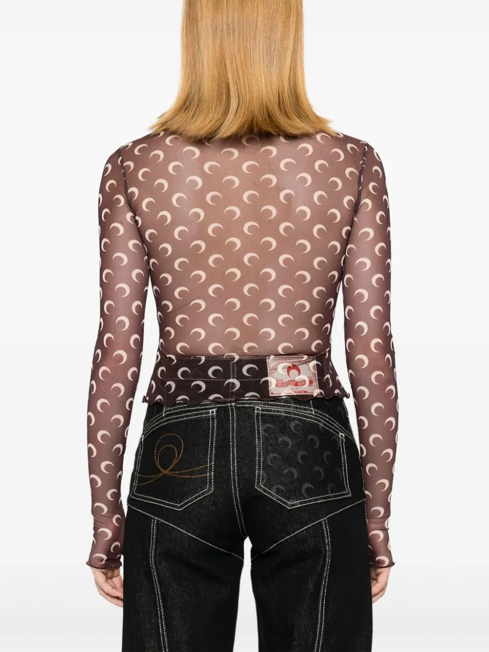 Moon cropped top