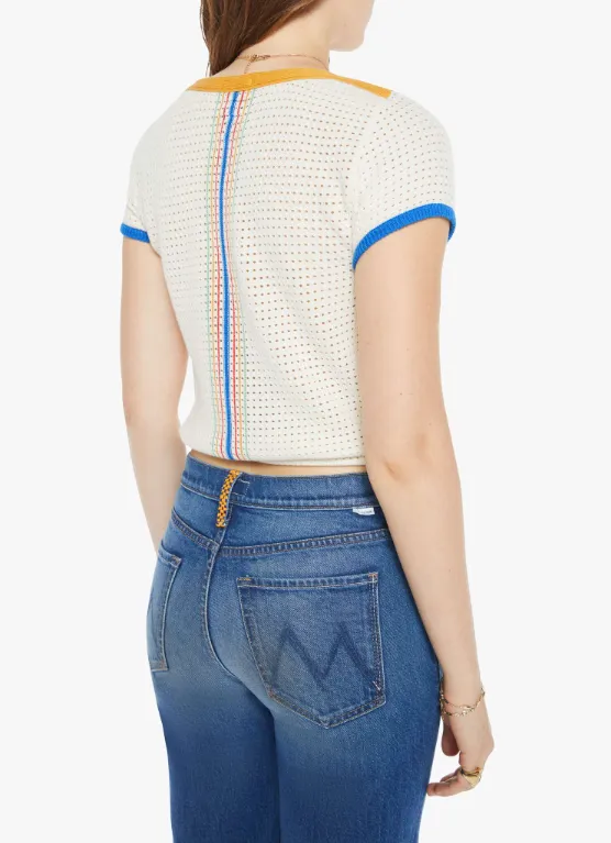 MOTHER THE SIDE CINCH TOP