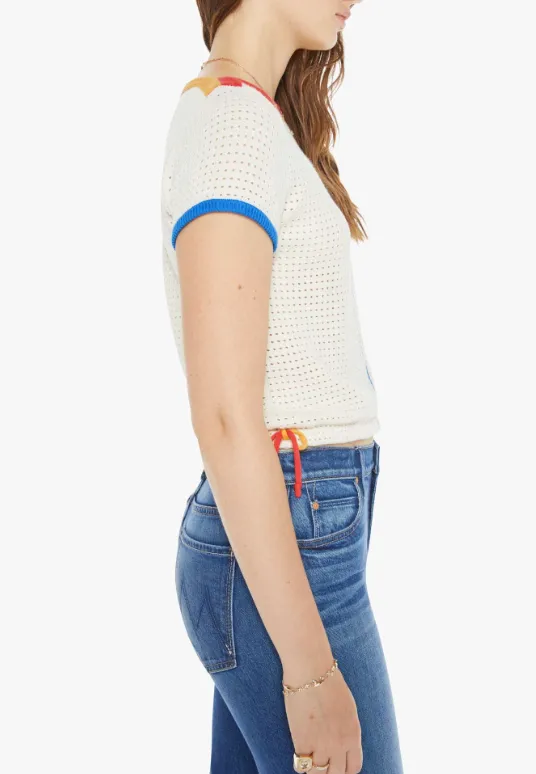 MOTHER THE SIDE CINCH TOP