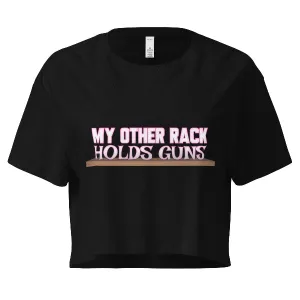 My Other Rack Holds Pews Women’s crop top