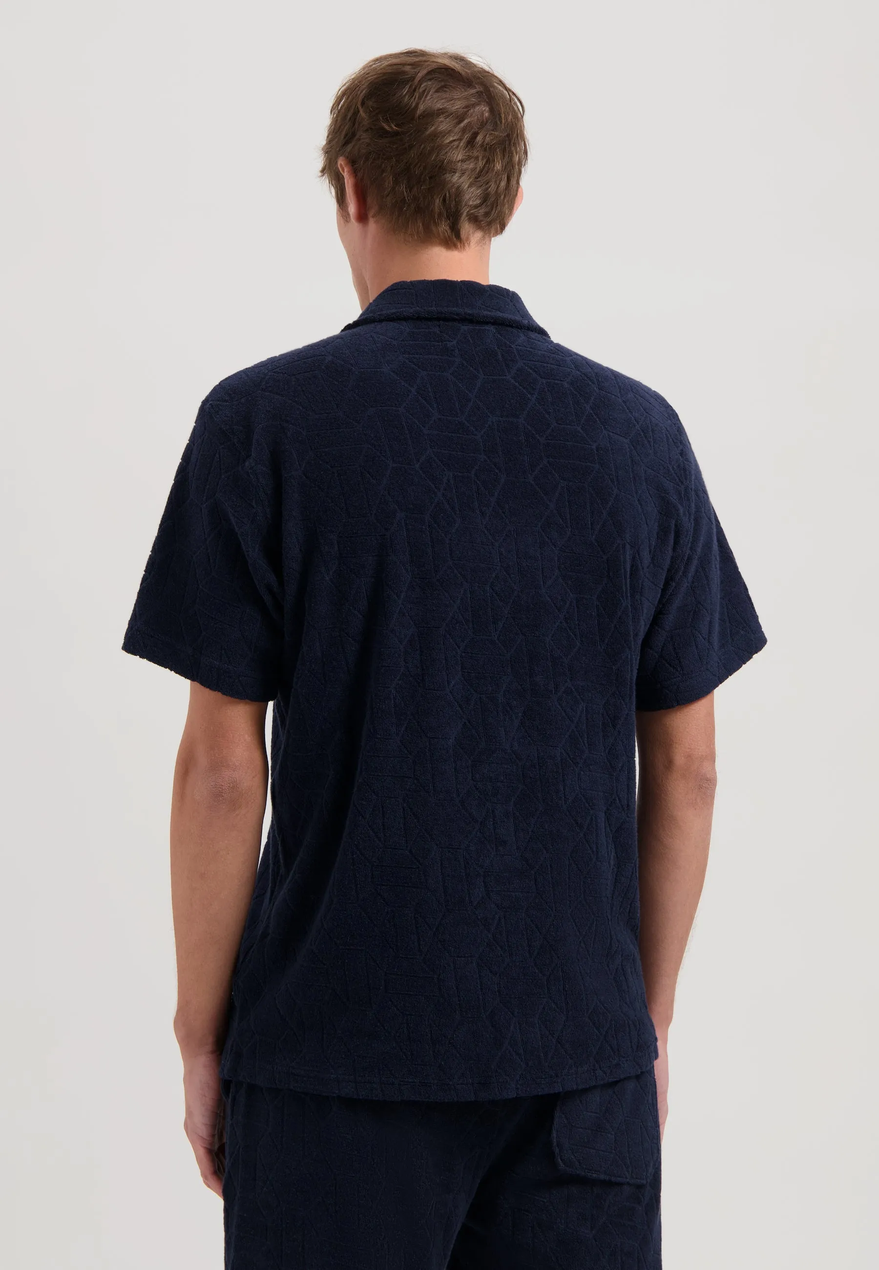 Myron Shirt Jacquard Toweling