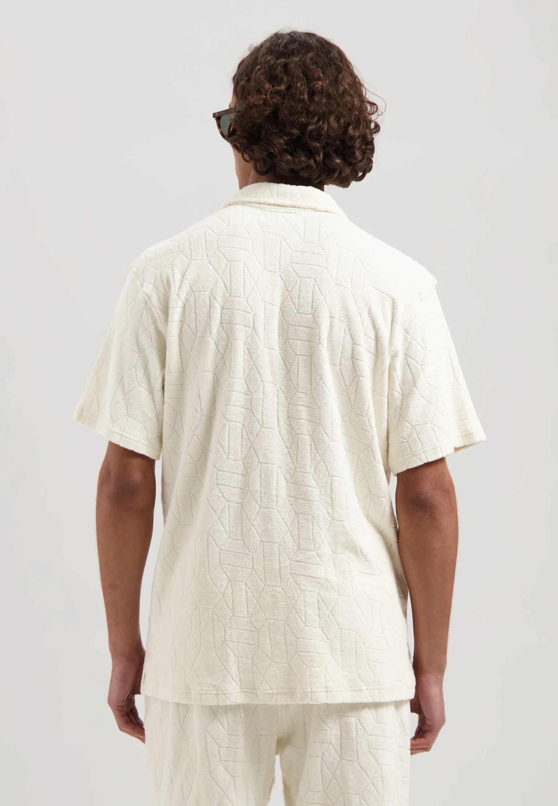 Myron Shirt Jacquard Toweling