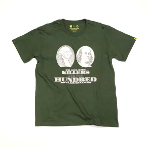 No Feelings T Shirt - Money Green