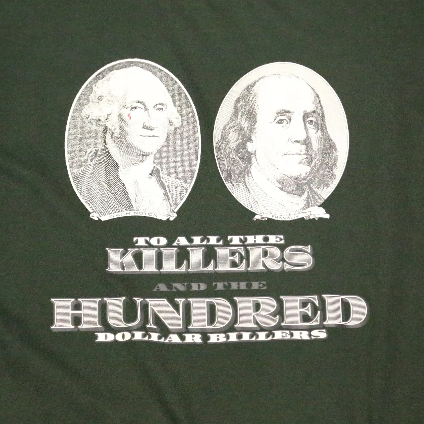 No Feelings T Shirt - Money Green