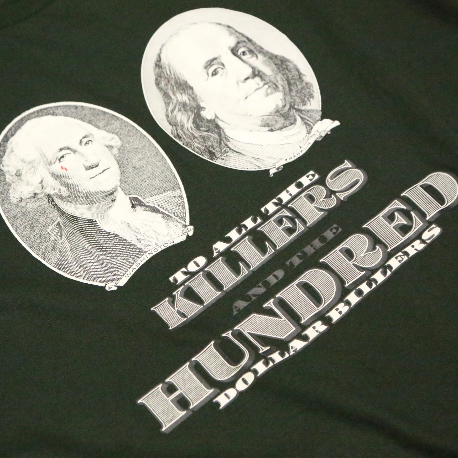 No Feelings T Shirt - Money Green