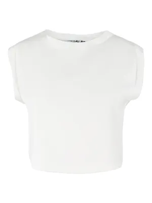 Nonchalant Mel Crop in Ivory