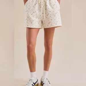 NWT Altar’d State Petal Floral Fleece Shorts