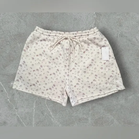 NWT Altar’d State Petal Floral Fleece Shorts