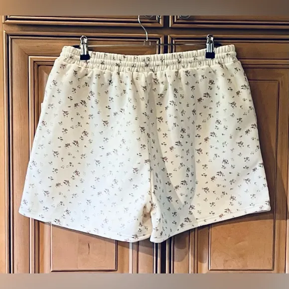 NWT Altar’d State Petal Floral Fleece Shorts