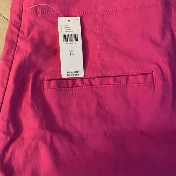 NWT, Anthropologie, MAEVE HIGH-RISE RELAXED CHECKED SHORTS