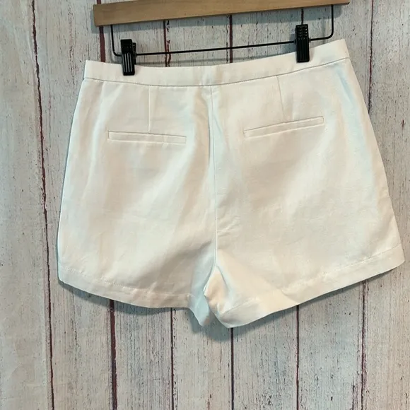 NWT J. Crew 3&quot; suit short in textured linen blend