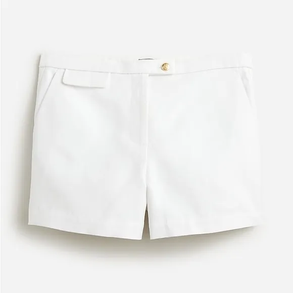 NWT J. Crew 3&quot; suit short in textured linen blend