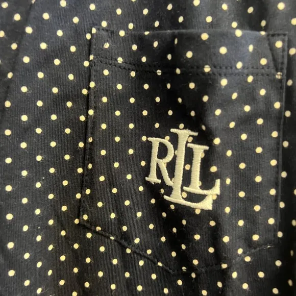 NWT Lauren Ralph Lauren Super Soft Cotton Sleep Shirt Size L