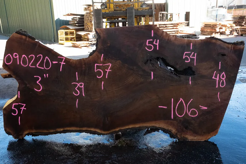 Oregon Black Walnut Slab 090220-07