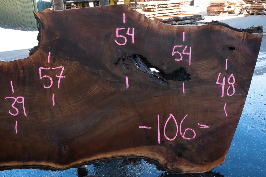Oregon Black Walnut Slab 090220-07