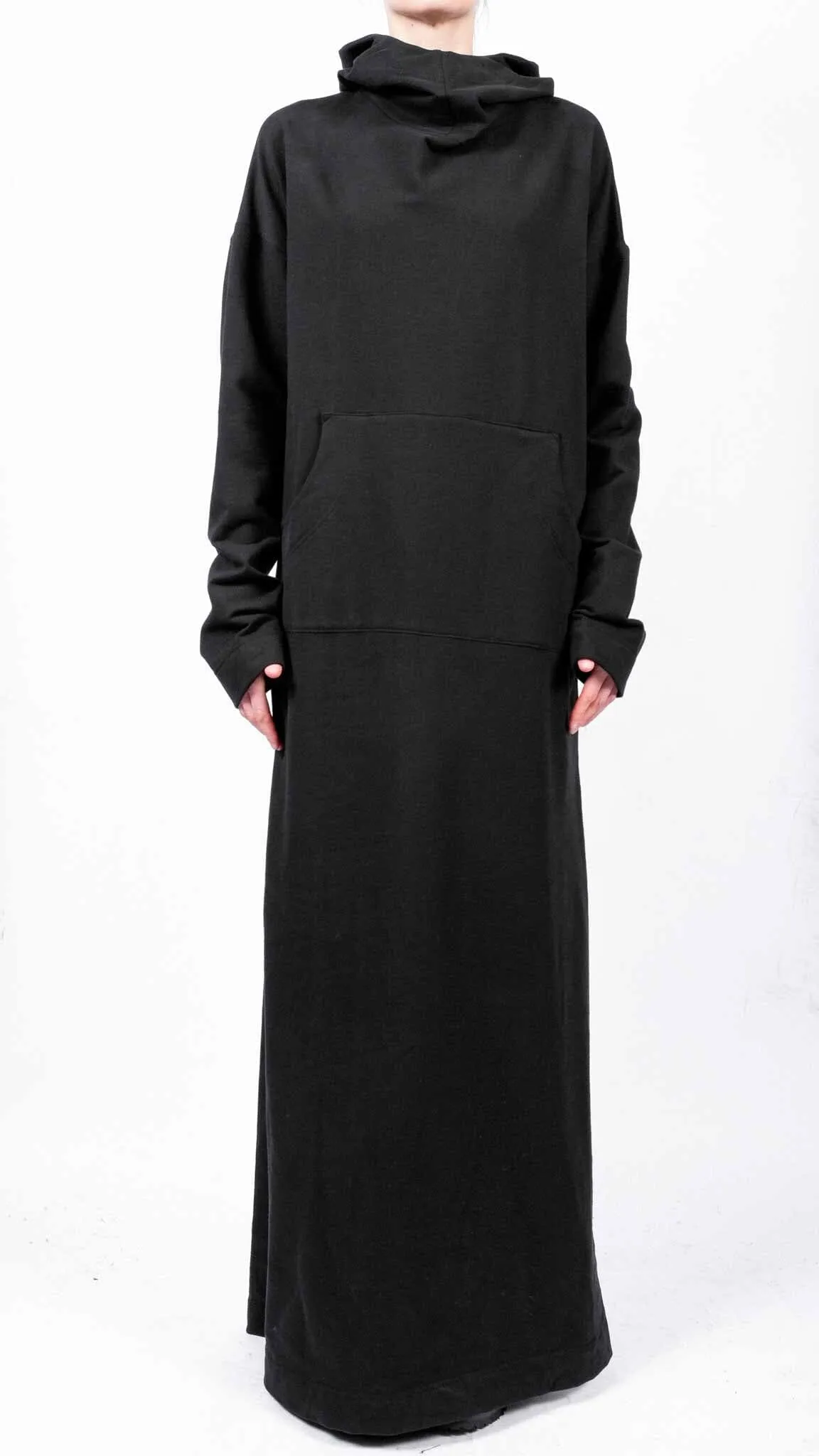 Organic Cotton Dress with Hood