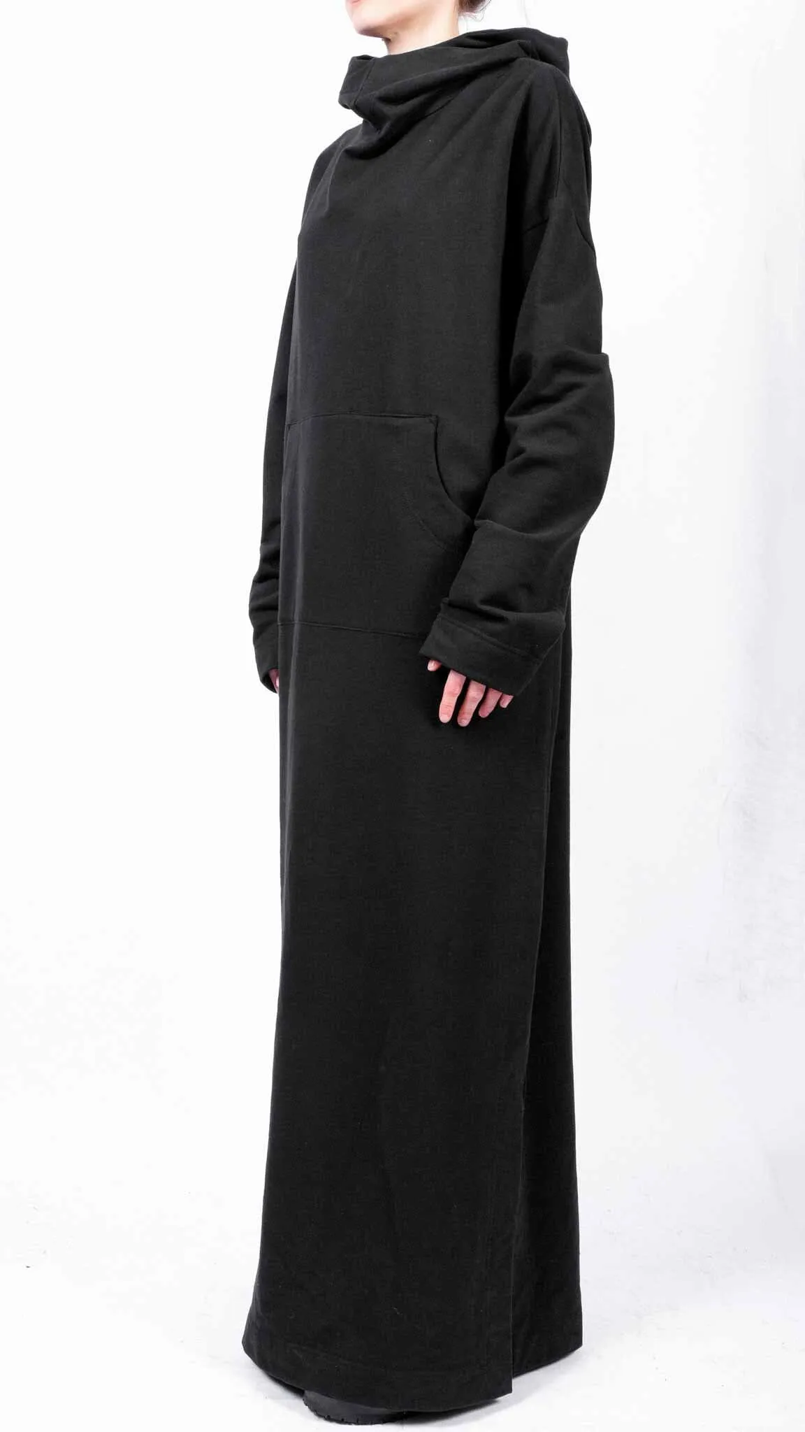 Organic Cotton Dress with Hood