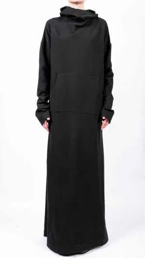 Organic Cotton Dress with Hood