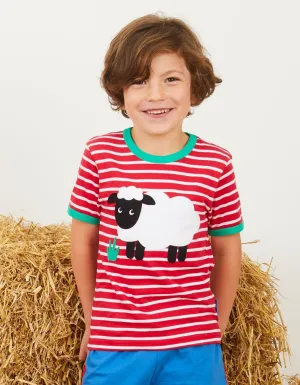 Organic Sheep Applique T-Shirt