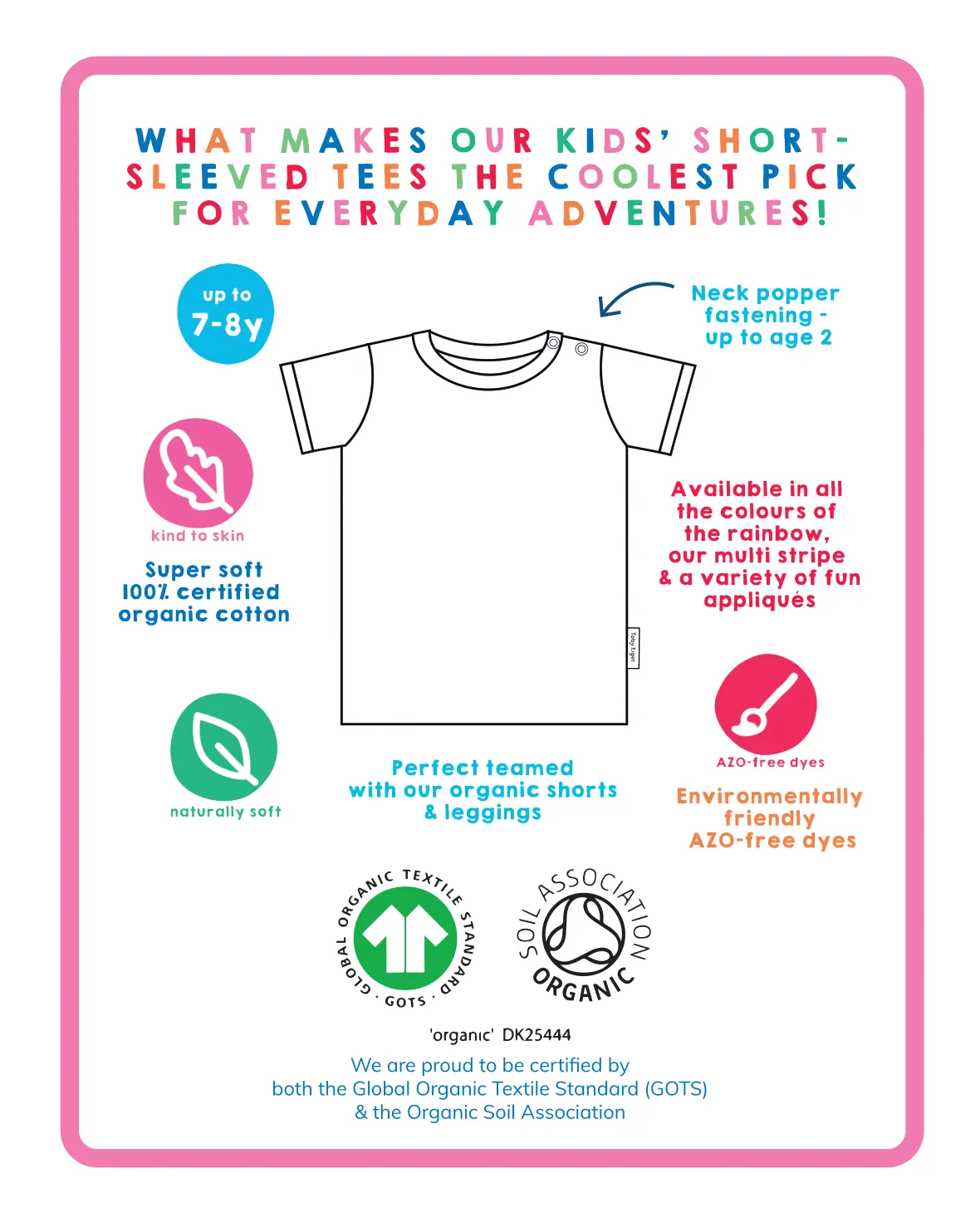 Organic Sheep Applique T-Shirt