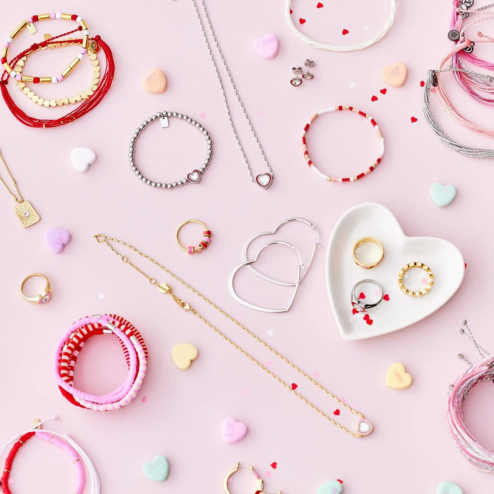 Oversized Heart Hoop Earrings