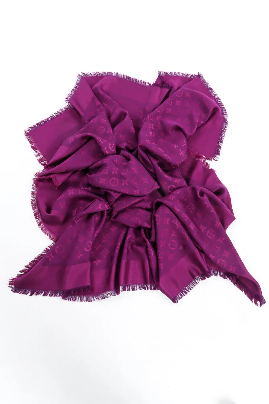 Oversized Monogram Scarf