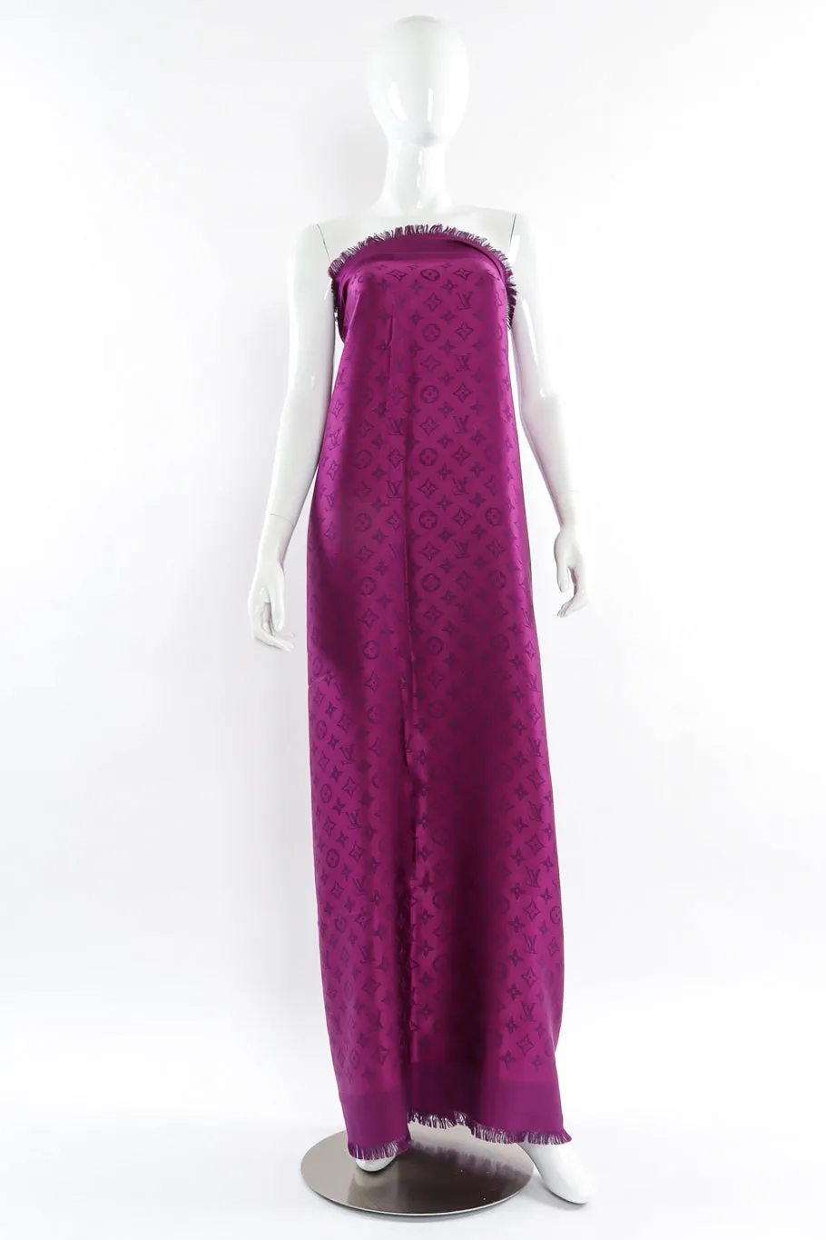 Oversized Monogram Scarf