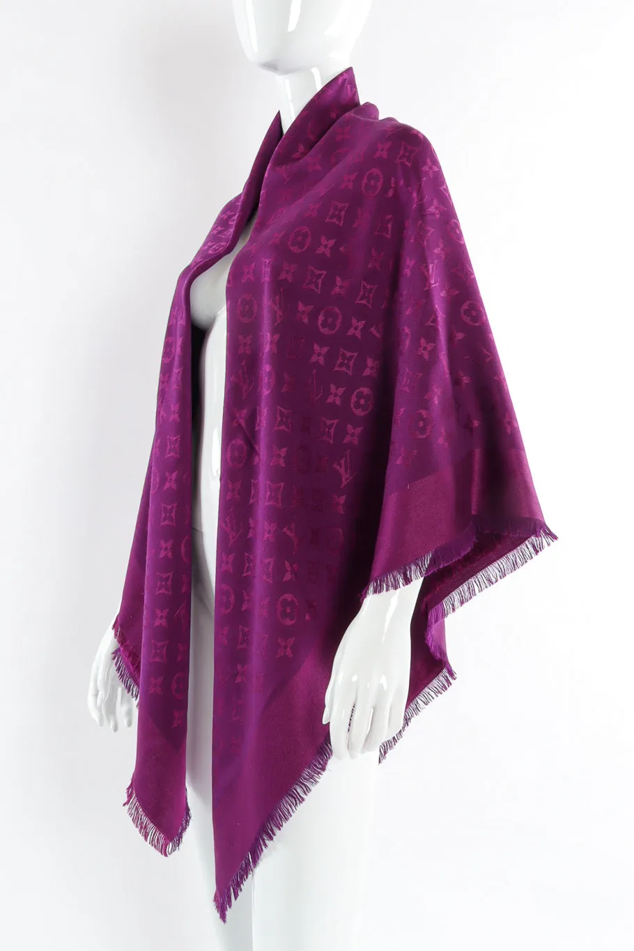 Oversized Monogram Scarf