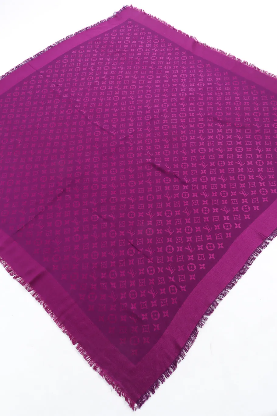 Oversized Monogram Scarf