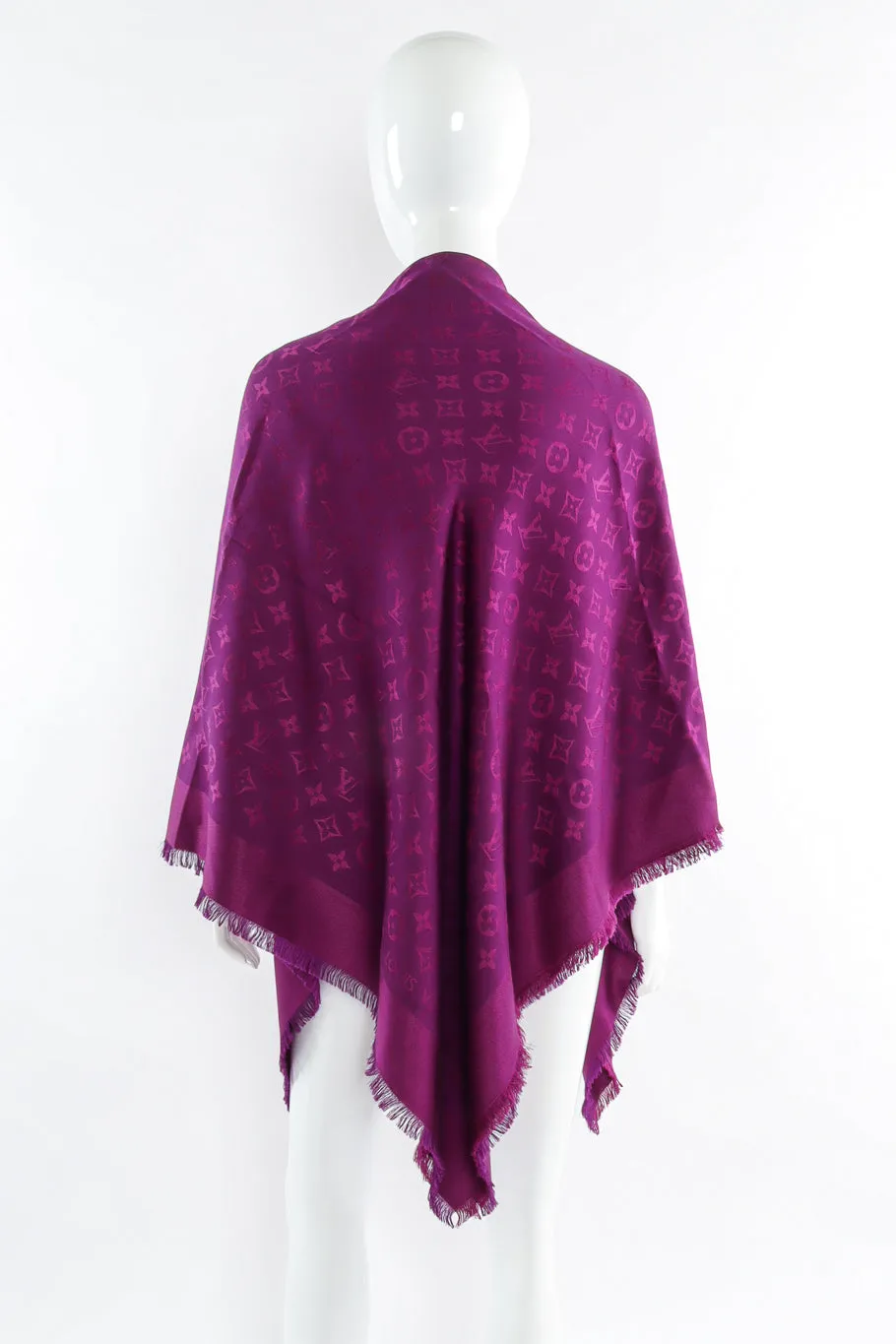 Oversized Monogram Scarf