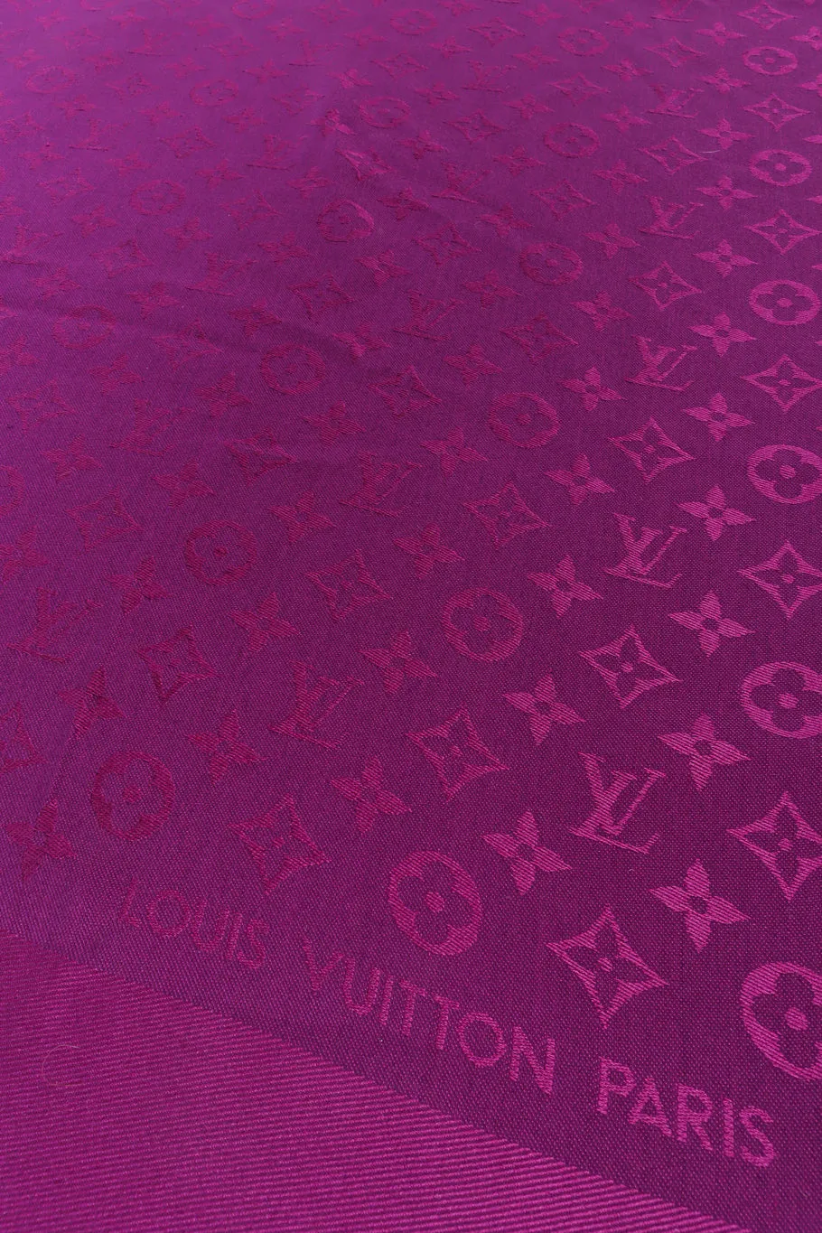 Oversized Monogram Scarf