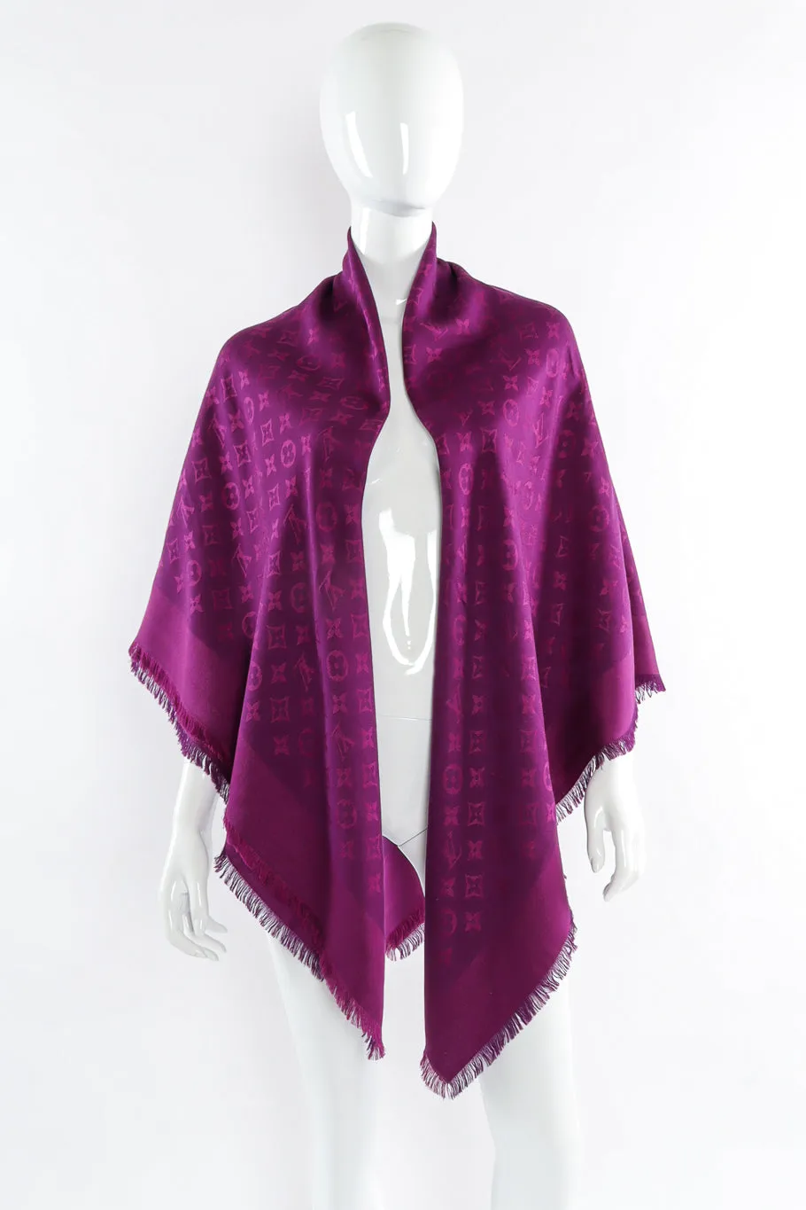 Oversized Monogram Scarf