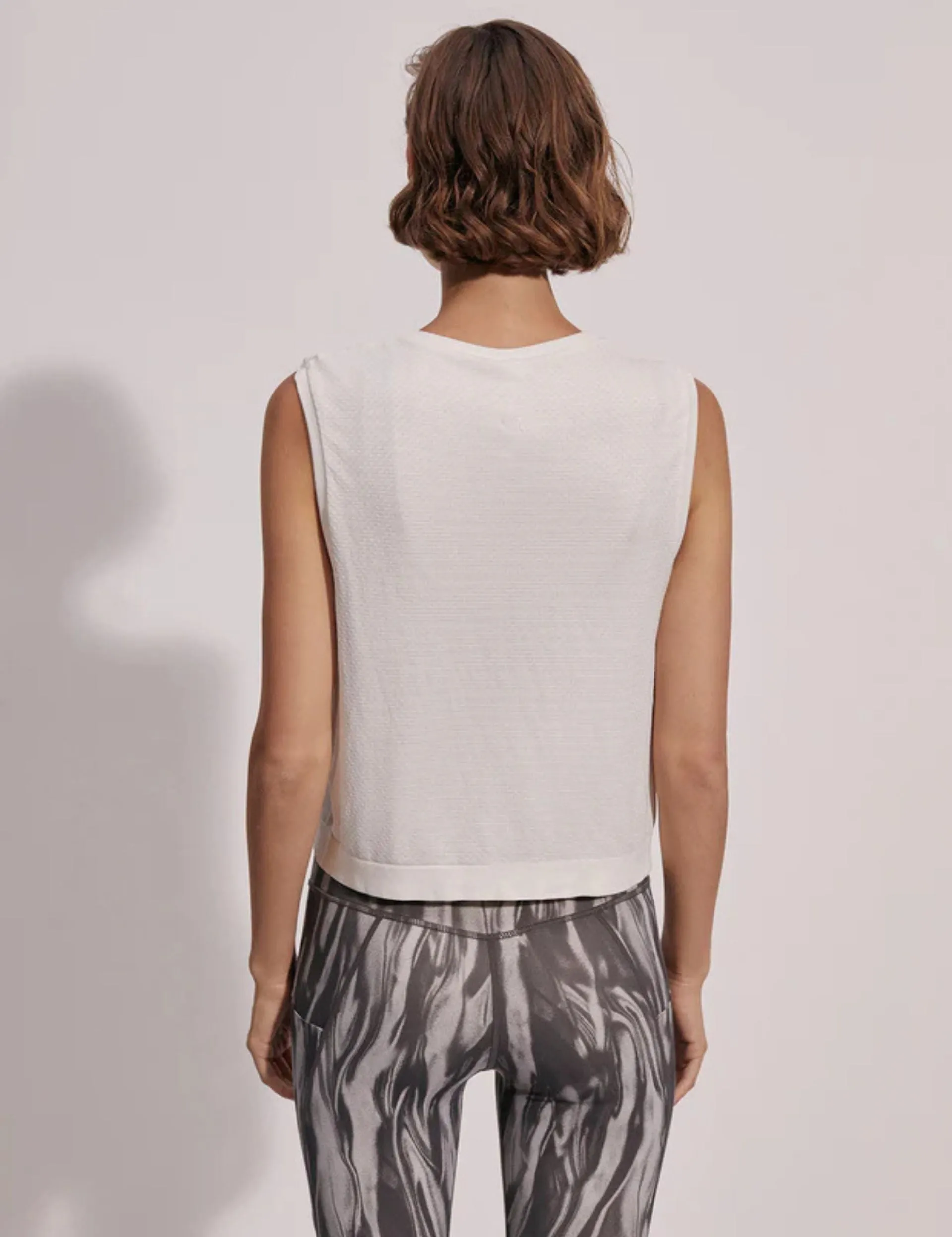Page Seamless Crop Tank - Snow White