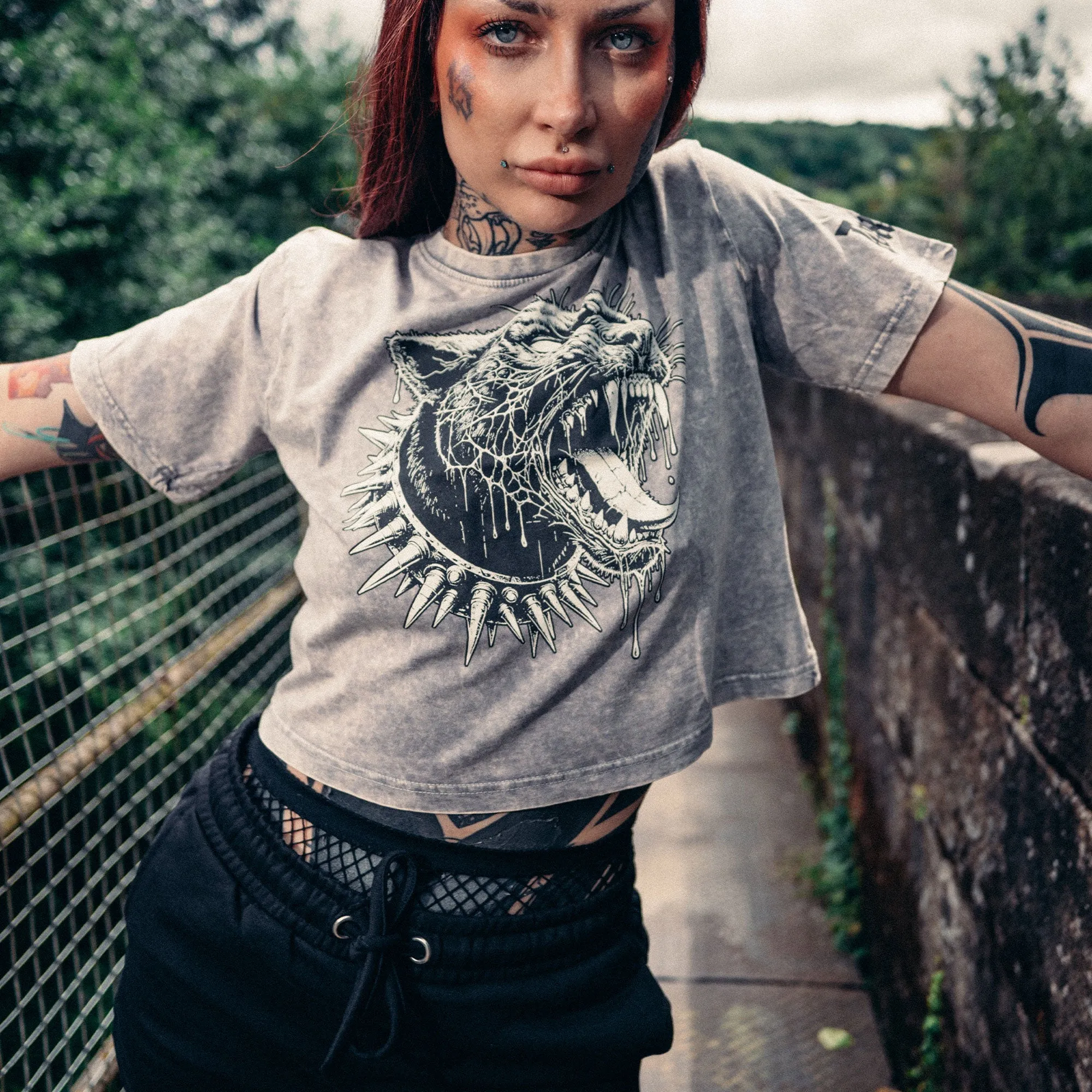 Panther Cropped Tee