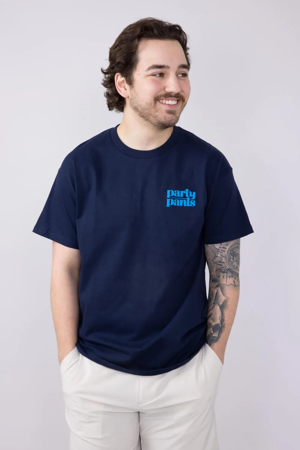 Party Pants Reelin’ T-Shirt for Men in Navy | P12518093-NAVY