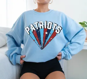 Patriots Starburst Sweatshirt/ Lewisburg Patriots /Youth and Adult Sizes