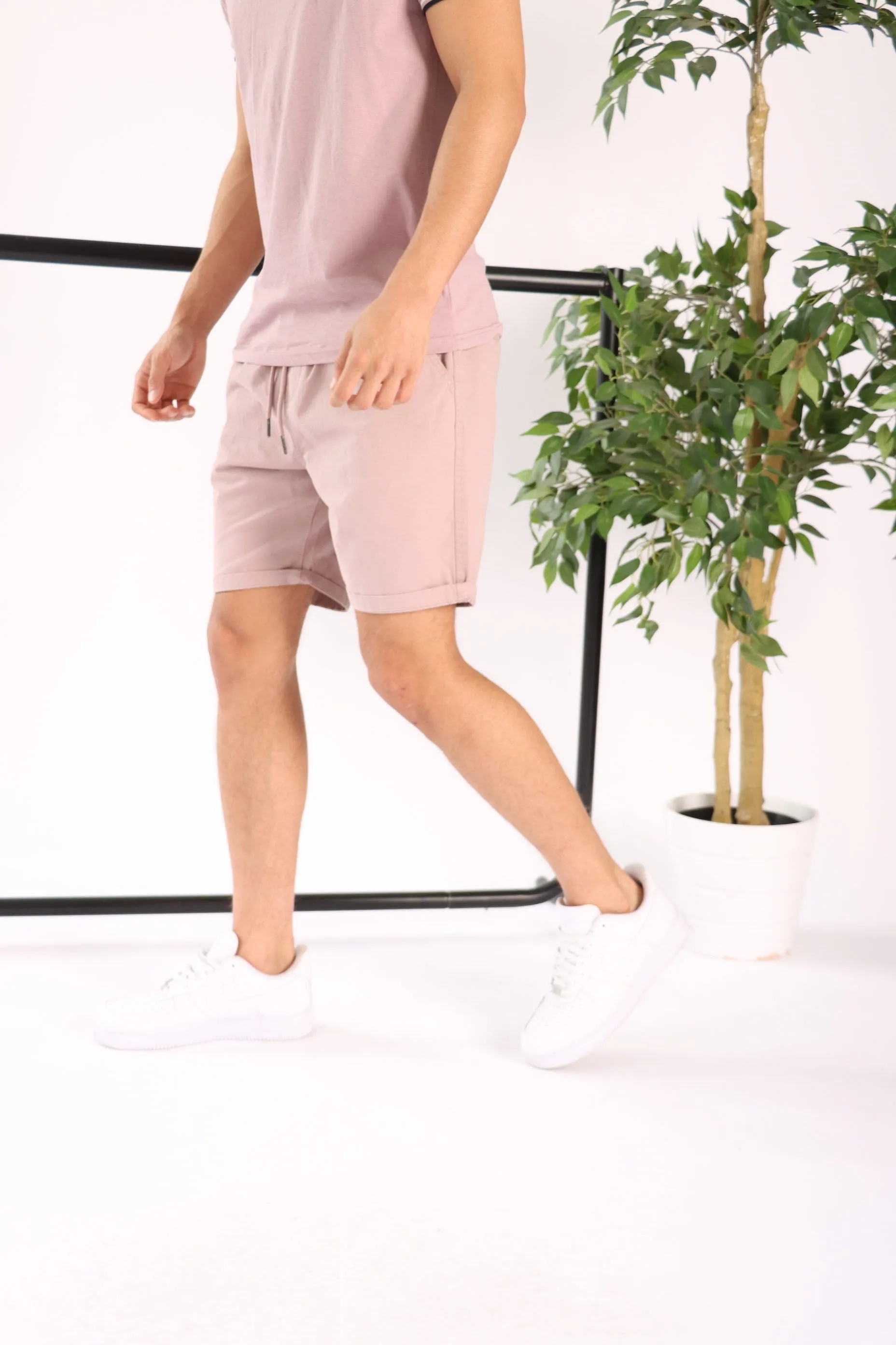 PAUL CHINO SHORTS - PINK