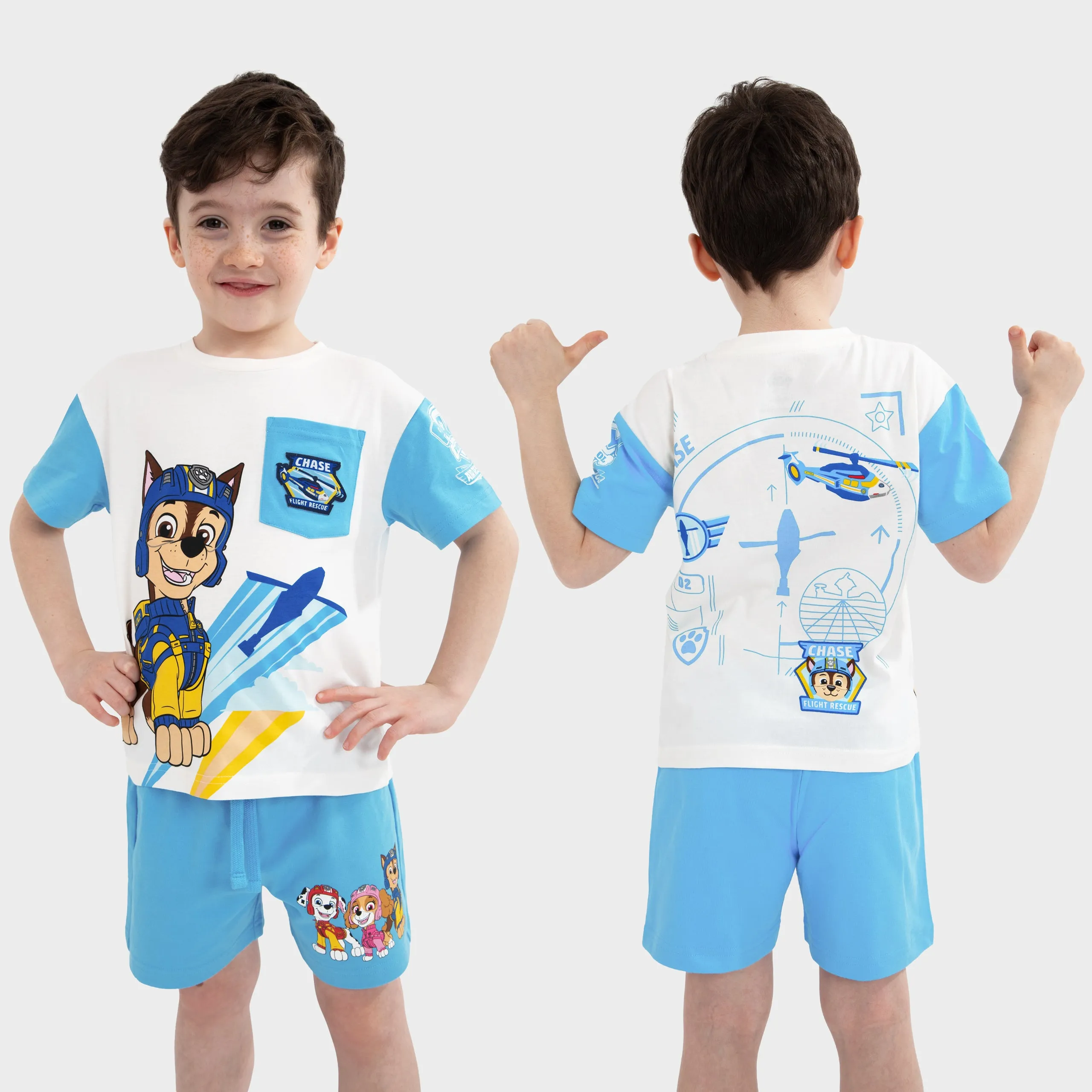 PAW Patrol T-Shirt and Shorts – Chase