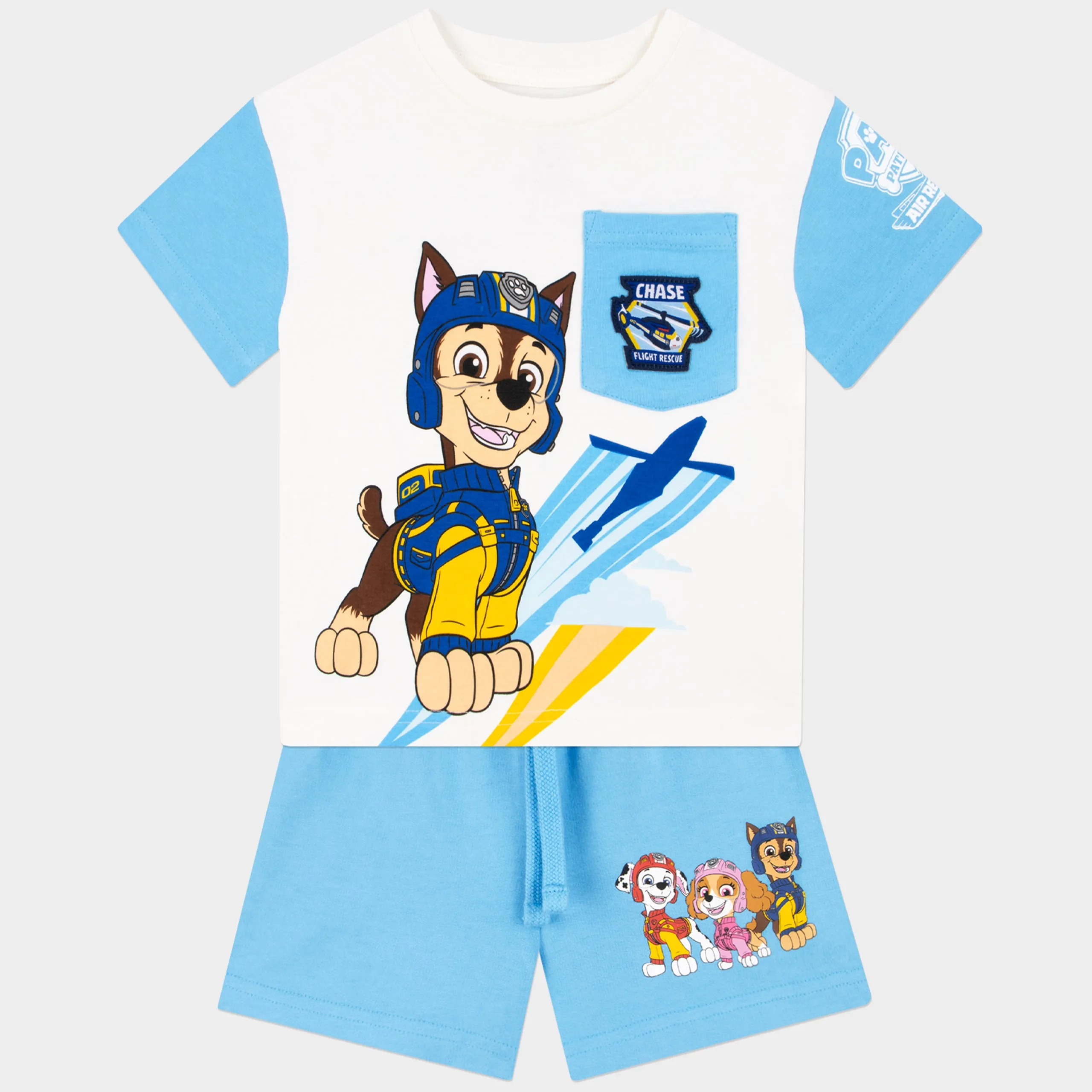PAW Patrol T-Shirt and Shorts – Chase