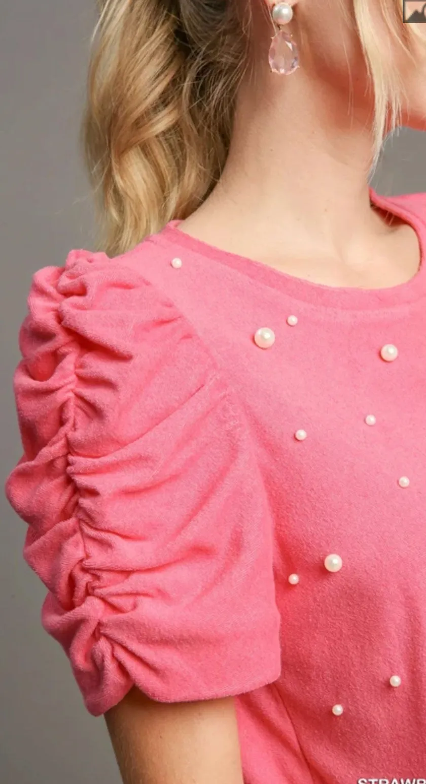 Pearl Accent Blouse