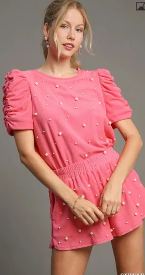 Pearl Accent Blouse