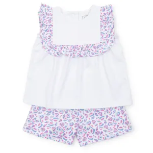 Penelope Girls' Short Set - Seashells on the Seashore