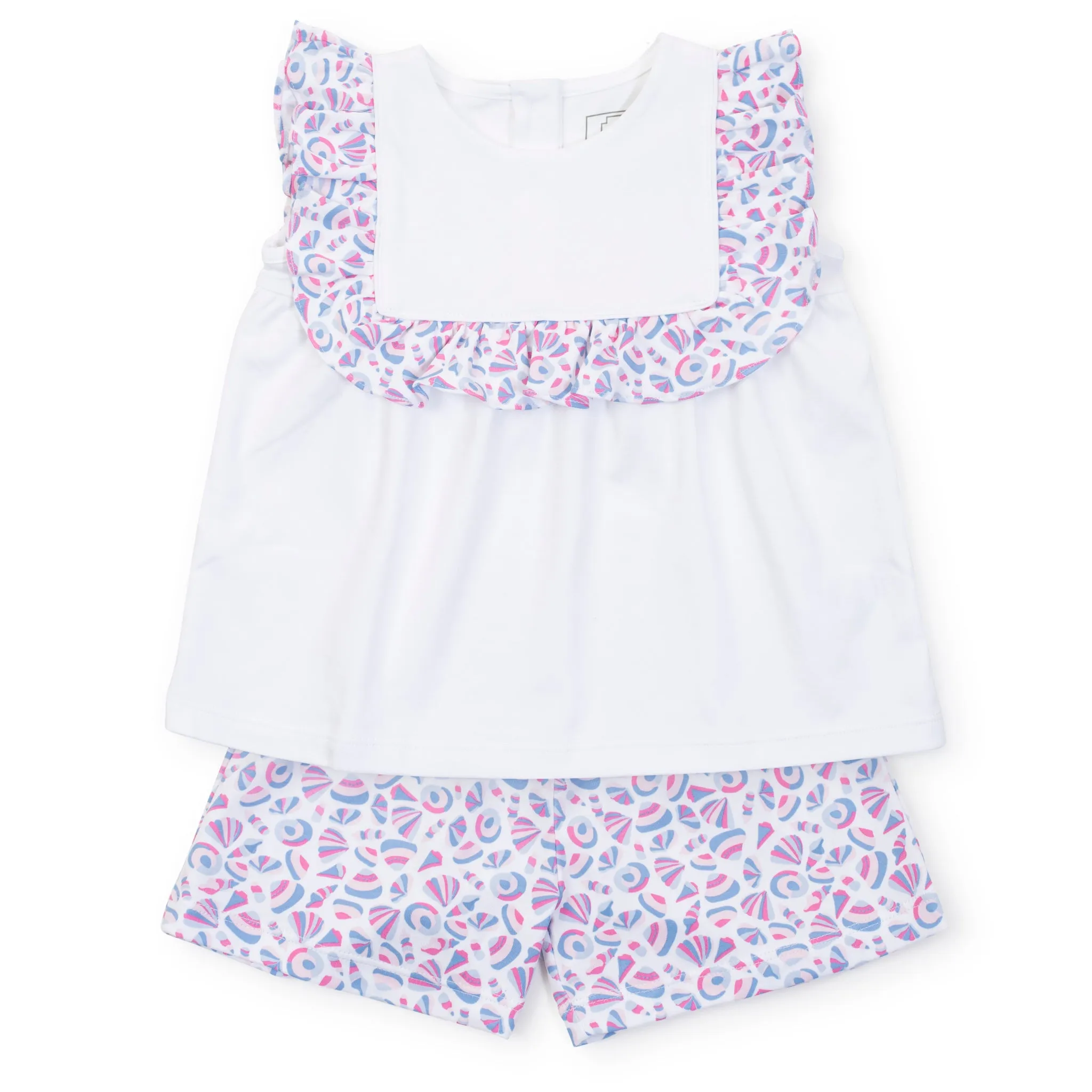 Penelope Girls' Short Set - Seashells on the Seashore
